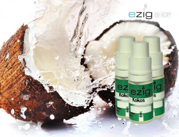Kokos Liquid 10ml - 30ml (0-18mg Nikotin/ml)