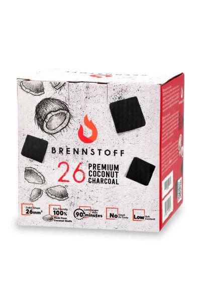 NATURKOHLE - Brennstoff - 1kg - 26 Stück