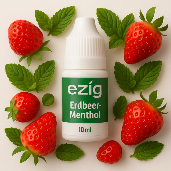 Erdbeer Menthol Liquid 10ml - 30ml (0-18mg Nikotin/ml)