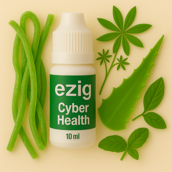 Cyber Health E-Liquid – Aloe & Waldmeister | ezig® 10ml
