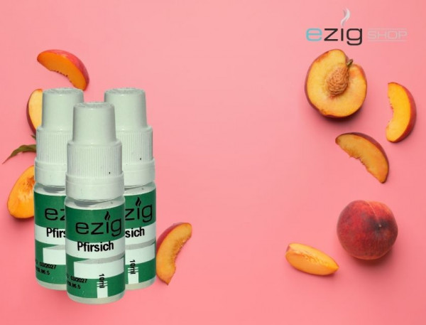 Pfirsich Liquid 10ml - 30ml (0-18mg Nikotin/ml)