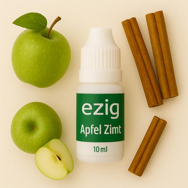 Apfel-Zimt Liquid 10ml - 30ml (0-18mg Nikotin/ml)
