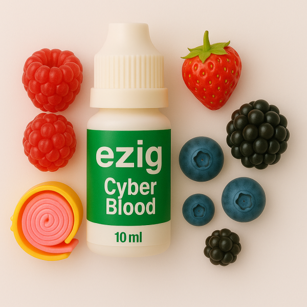 Cyber Blood E-Liquid – Bubblegum & Beerenmix | ezig® 10ml