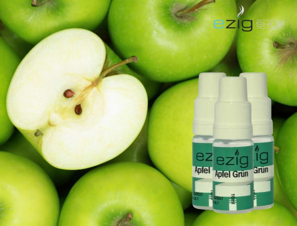 Apfel Grün Liquid 10ml - 30ml (0-18mg Nikotin/ml)