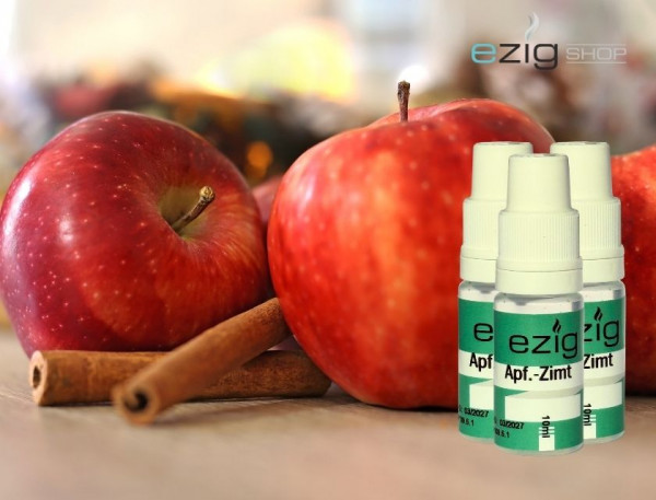Apfel-Zimt Liquid 10ml - 30ml (0-18mg Nikotin/ml)