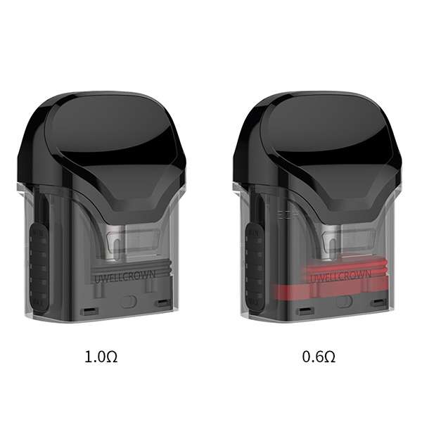 Uwell Crown Ersatz Pod / Cartridge 0,6 Ohm – Perfekt für DL-Dampfer | 2er  Pack