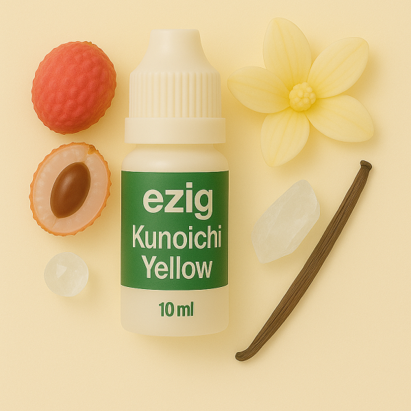 Kunoichi Yellow E-Liquid – Lychee & Vanille | ezig® 10ml