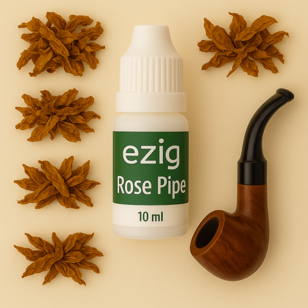 Rose Pipe Liquid 10ml - 30ml (0-18mg Nikotin/ml)