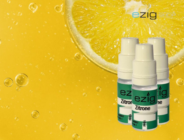 Zitrone Liquid 10ml - 30ml (0-18mg Nikotin/ml)