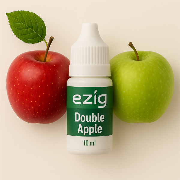 Doppel-Apfel Liquid 10ml - 30ml (0-18mg Nikotin/ml)