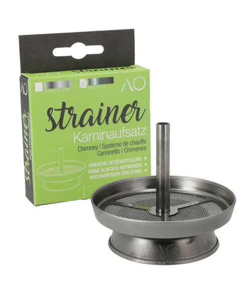 AO - STRAINER KAMINAUFSATZ - Gun Metal