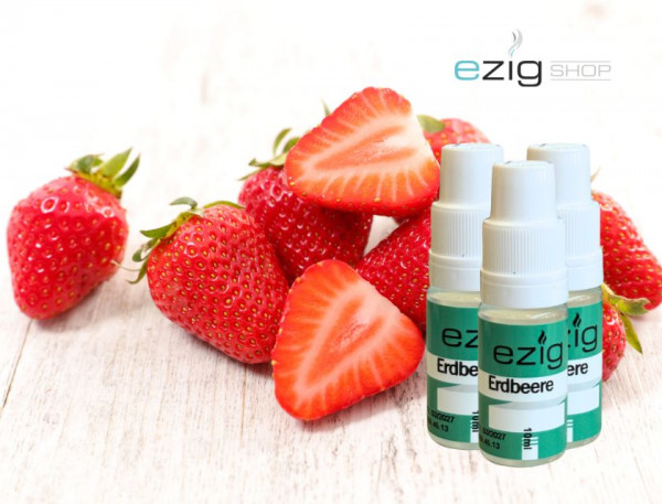 Erdbeere Liquid 10ml - 30ml (0-18mg Nikotin/ml)