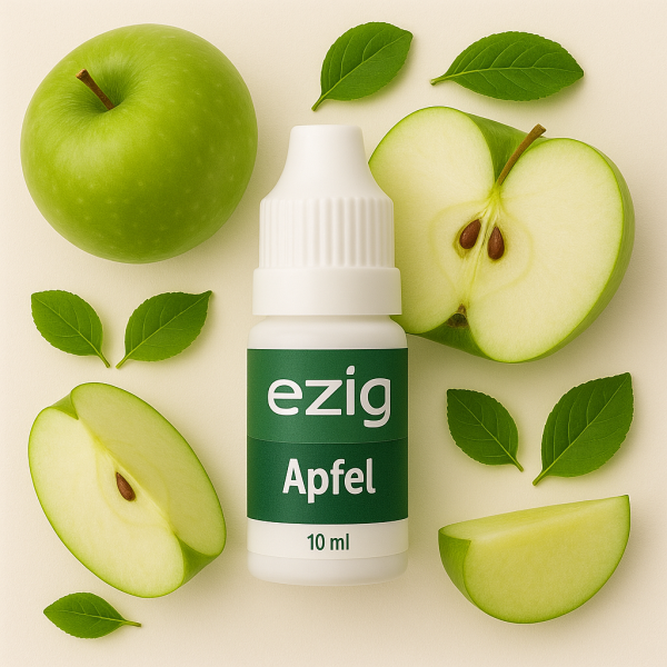 Apfel Grün Liquid 10ml - 30ml (0-18mg Nikotin/ml)