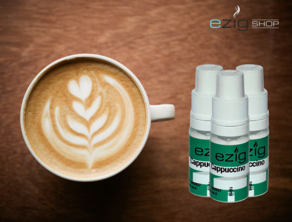 Cappuccino Liquid 10ml - 30ml (0-18mg Nikotin/ml)