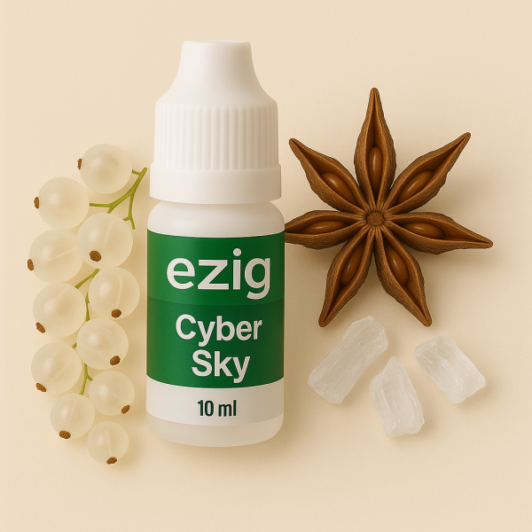 Cyber Sky E-Liquid – White Cassis & Menthol | ezig® 10ml