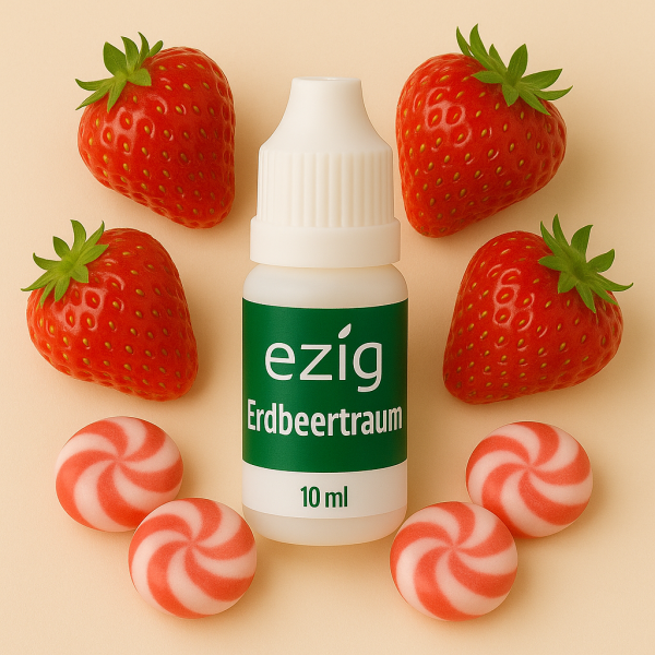 Erdbeertraum Liquid 10ml - 30ml (0-18mg Nikotin/ml)